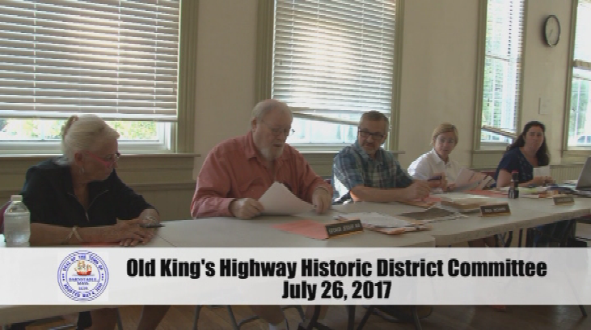 Thumbnail image for Old Kings Highway Historic District Committee 07-26-2017