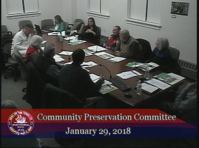 Thumbnail image for Community Preservation Committee 01-29-2018