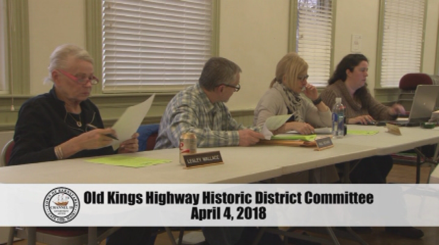 Thumbnail image for Old Kings Highway Historic District Committee 04-04-2018