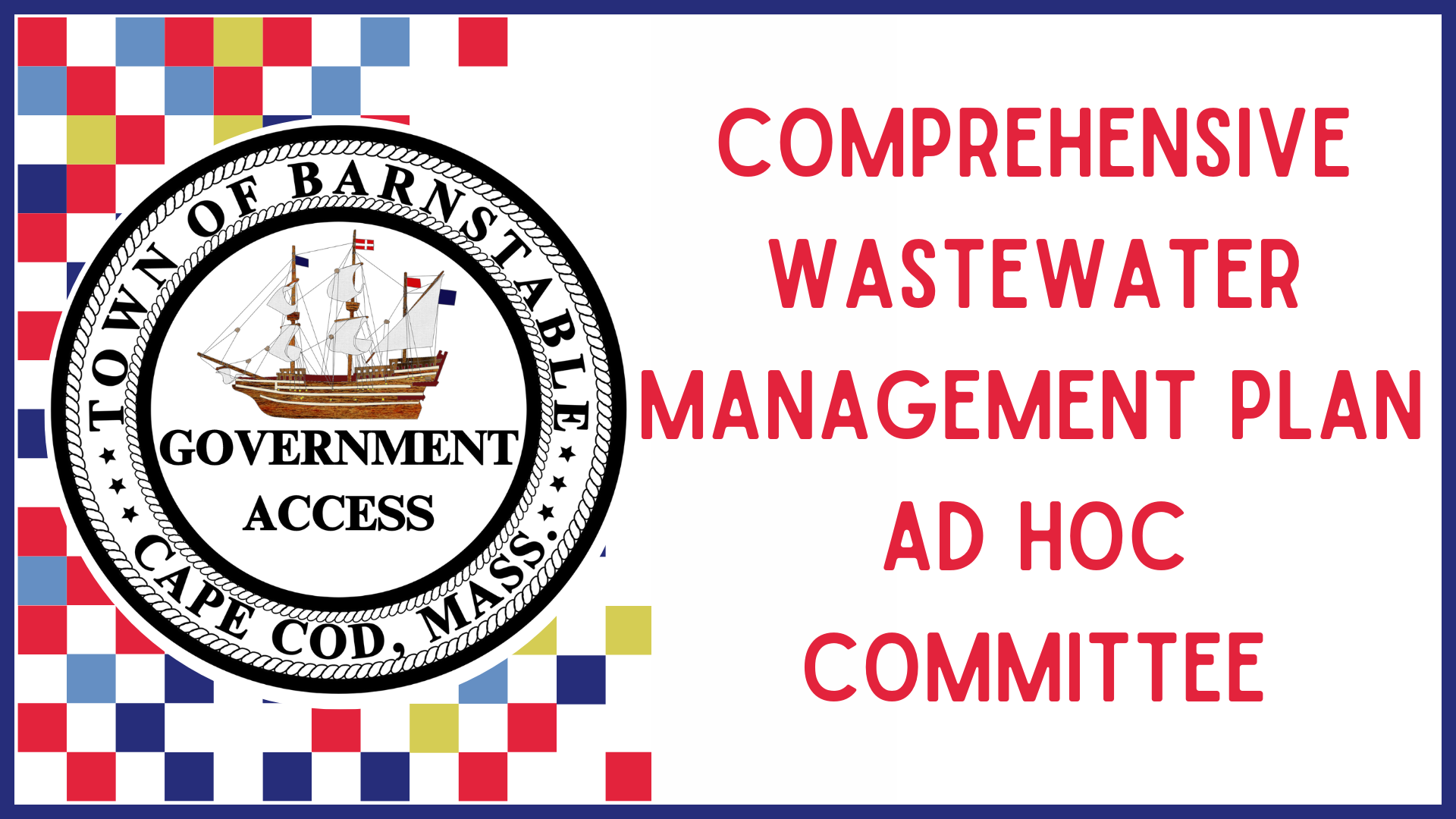 Comprehensive Wastewater Management Plan Ad Hoc Committee 12-16-2025