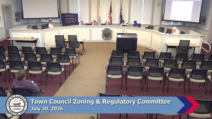 Thumbnail image for Town Council Zoning and Regulatory Committee 07-30-2026