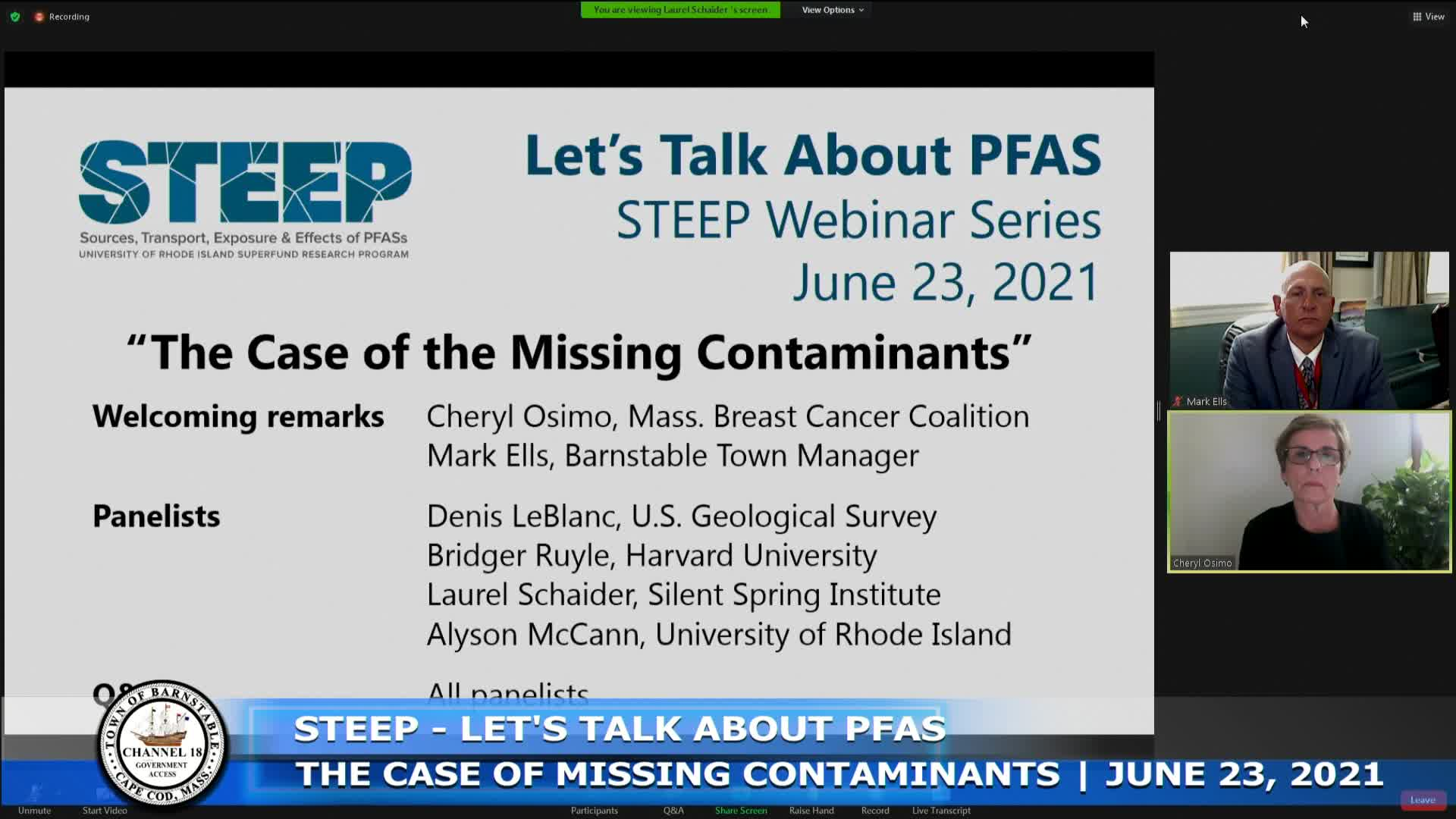 Thumbnail image for STEEP - Let’s Talk About PFAS: The Case of the Missing Contaminants